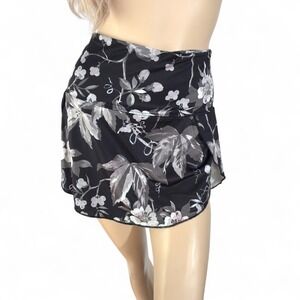 Coco & Carmen Floral Faux Wrap Swim‎ Skirt Coverup S/M | Vacaycore Essential